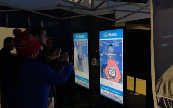 Ar photobooth displays