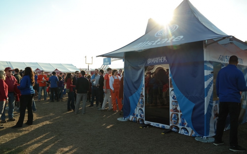 Allstate ar photobooth activation