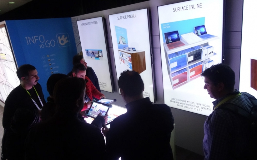 Microsoft retail experience ar tablet group