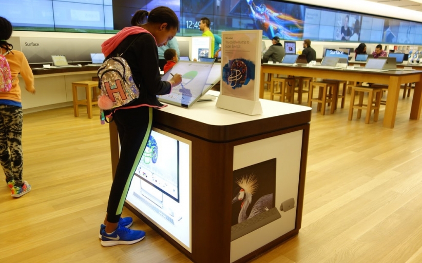 Microsoft create change app interaction