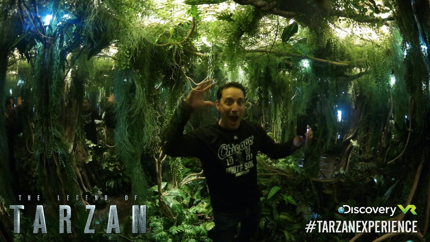 Man inside the Tarzan experience