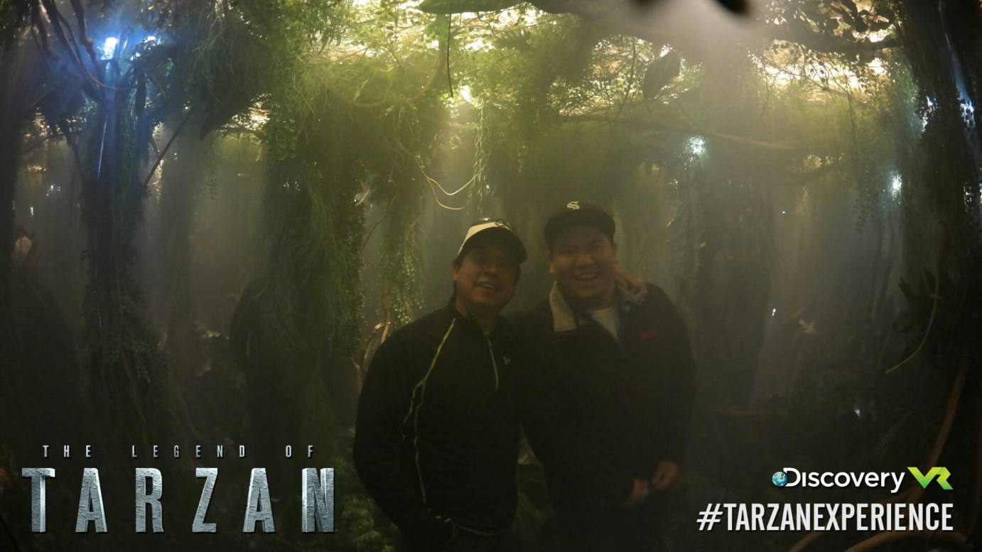 Men in the Tarzan experience